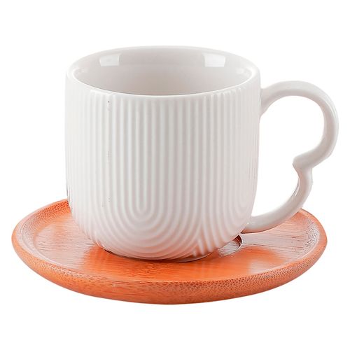 Jogo De Xícaras Oásis 8 Peças 90ml Em Cerâmica Hauskraft