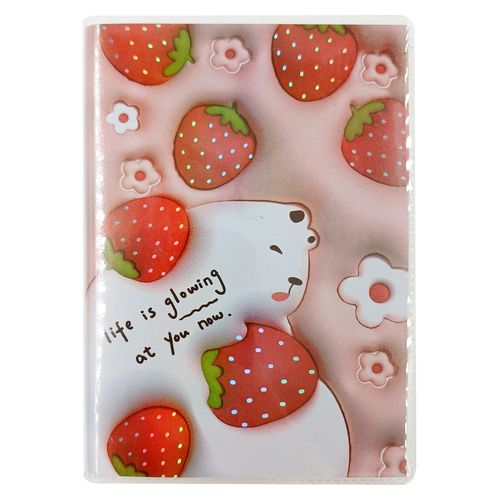 Mini Caderno Urso 10,5x7,5cm em Papel Amigold