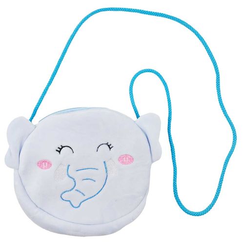 Bolsa de Pelúcia Infantil 15x16cm em Poliéster Interponte
