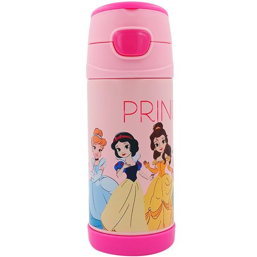 Garrafa Térmica Infantil Princesas 350ml em Aço Inox Zona Criativa