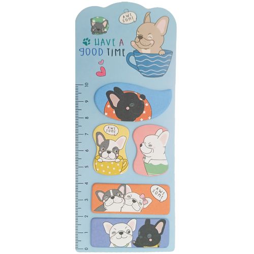 Bloco de Anotação Autoadesivo Cachorro 15cm em Papel Livon