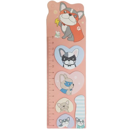 Bloco de Anotação Autoadesivo Cachorro 21,7cm em Papel Livon