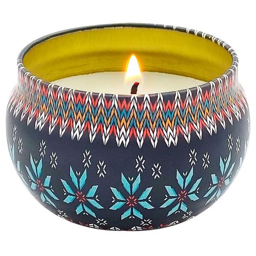 Vela Aromática Decorativa C/ Tampa 7x4cm em Parafina Cascavel