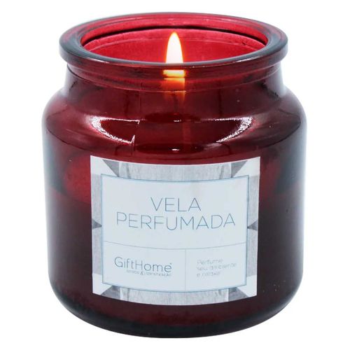 Vela Decorativa Aromática 8x6cm em Vidro Gifthome