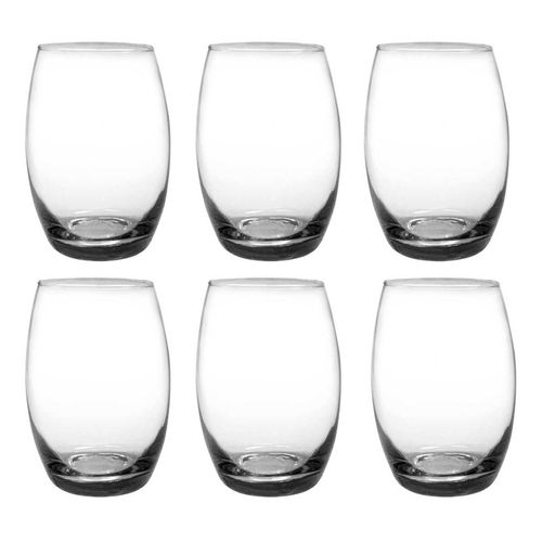 Jogo de Copos Cristal 6 Peças 475ml em Vidro Original