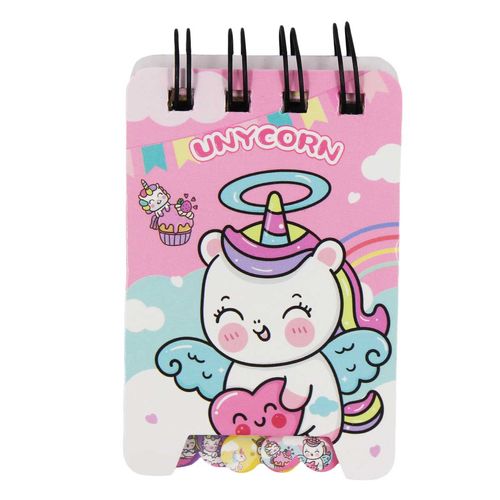 Bloco de Anotação Unicórnio 9,3cm em Papel Livon