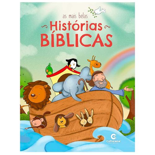 Livro Infantil Histórias Bíblicas 23cm em Papel Culturama