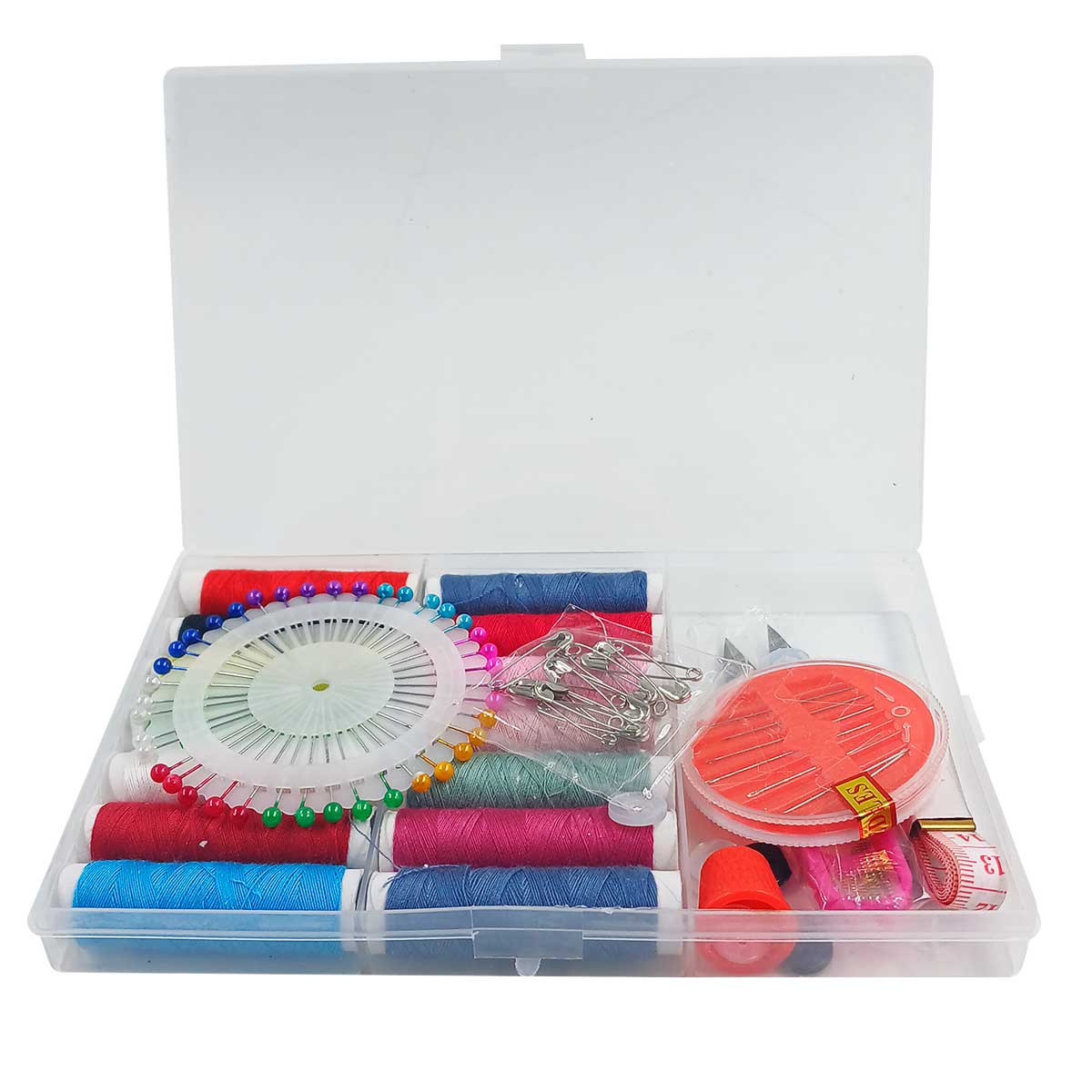Kit Costura C/ Caixa 18x11,5cm em Plástico Interponte