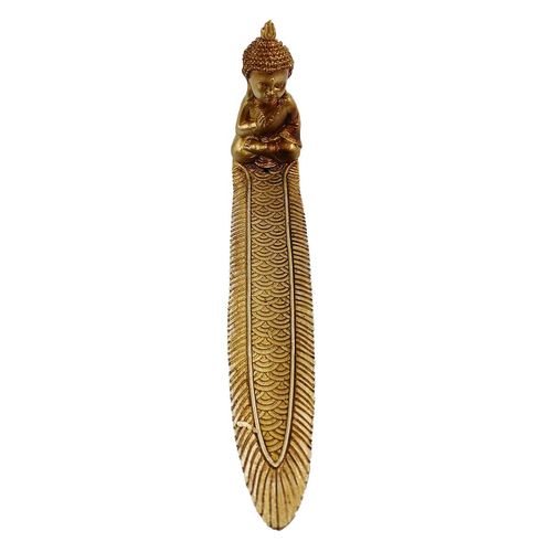 Porta Incenso Buda Decorativo 20,5cm em Resina Youbai