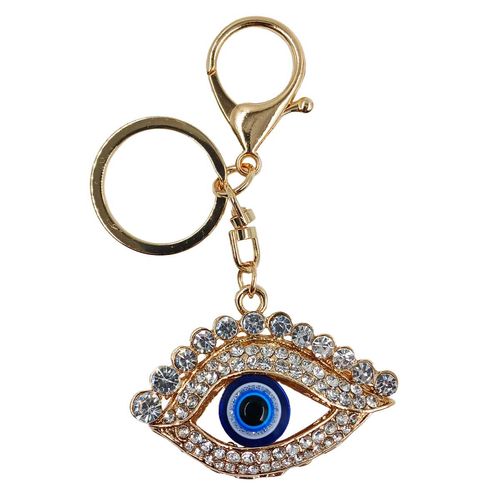 Chaveiro Olho Grego 10cm em Metal Youbai