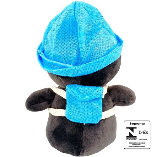 Pinguim de Pelúcia 20cm em Poliéster Fizzy