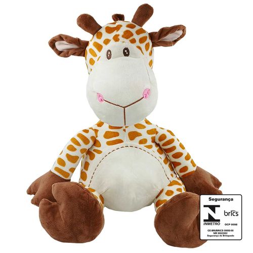 Girafa de Pelúcia 36cm em Poliéster Fizzy