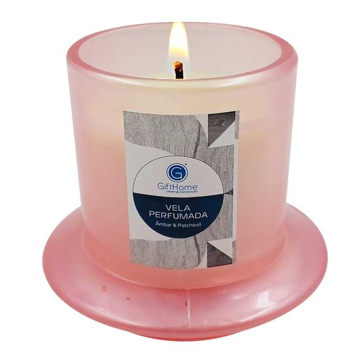 Vela Decorativa Aromática 10,5x9cm em Vidro Gifthome