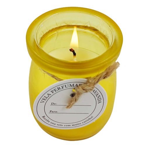 Vela Decorativa Aromática 8x5,5cm Em Parafina Cascavel