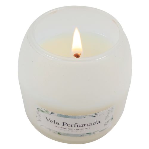 Vela Perfumada C/ Tampa Cortiça 6cm em Vidro GiftHome