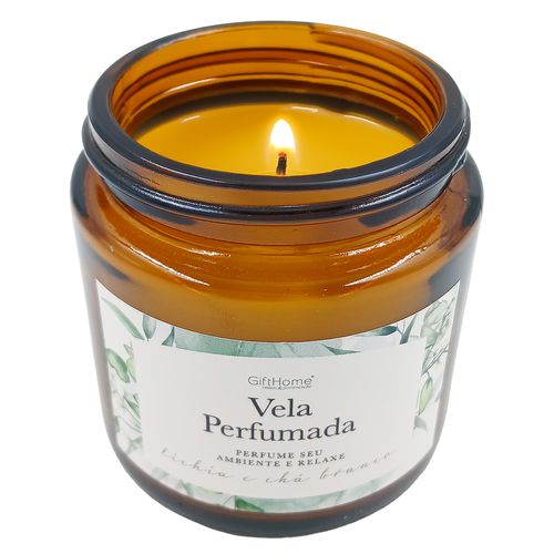 Vela Aromática Pêra Inglesa e Frésia 5x5,5cm em Parafina Gifthome
