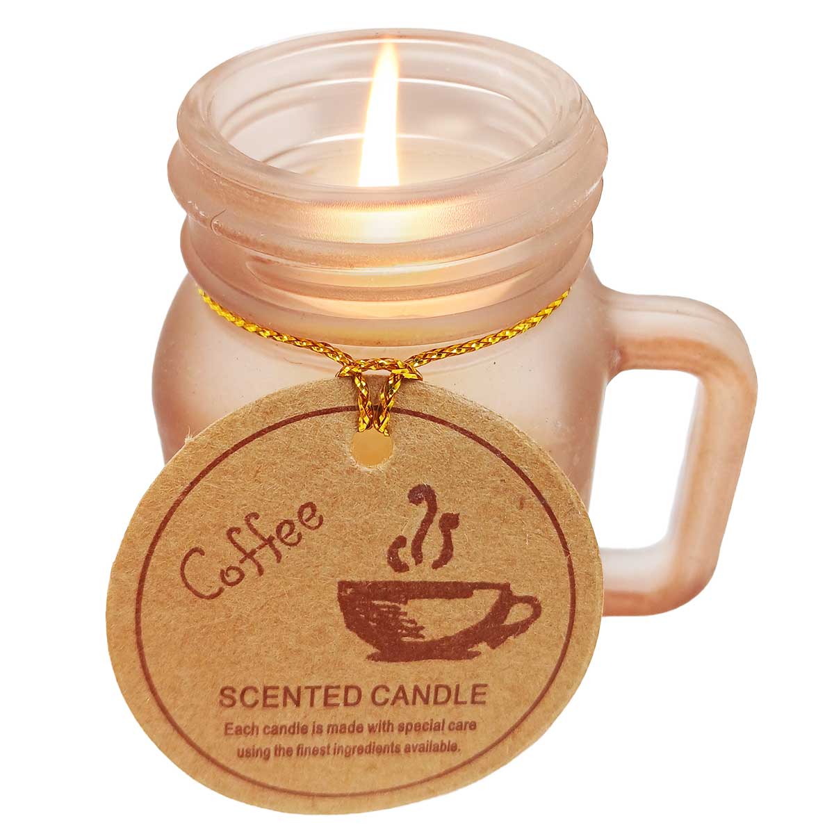 Vela Aromática Decorativa 7x4cm C/ Suporte em Vidro Essências