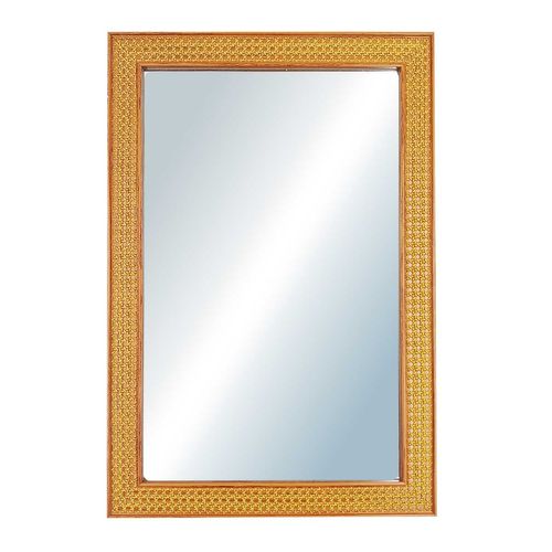Espelho de Parede C/ Moldura 33,5x23,5cm em Vidro Livon