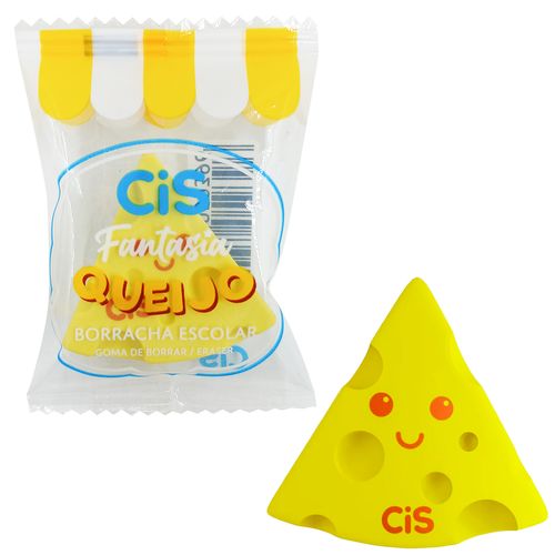 Borracha Fantasia Queijo 3,5cm em Borracha Cis