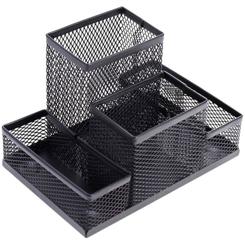 Porta Caneta Aramado 10x15cm em Metal Livon