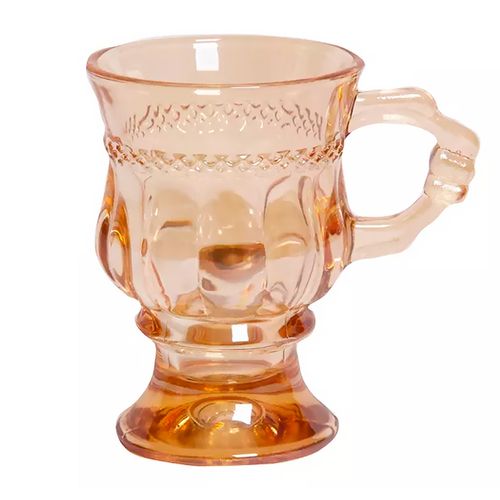 Jogo de Canecas Capuccino 6 Peças 142ml em Vidro Kehome