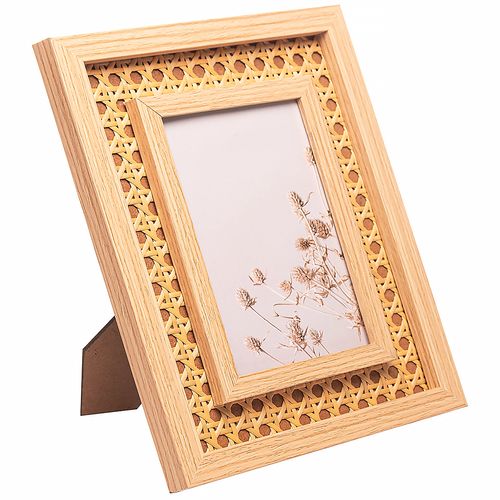 Porta Retrato C/ Treliça Decorativo 15x20cm em MDF Lyor