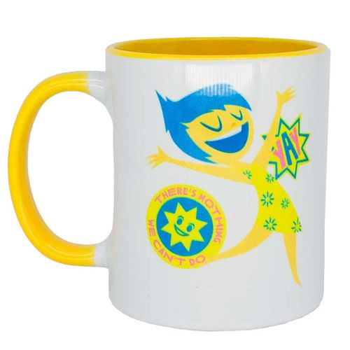 Caneca Pop Divertidamente Alegria 350ml em Cerâmica Zona Criativa