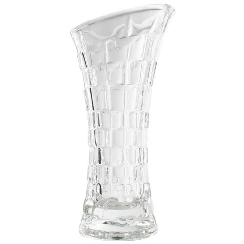 Vaso Aneto Decorativo 18cm em Vidro Transparente Dagia