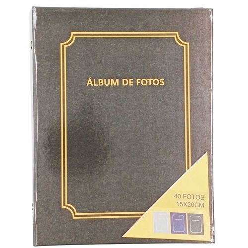 Álbum P/ Fotos 15x20cm 40 Fotos Em Plástico Sutt