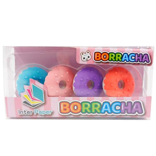 Kit Borrachas Candy 4cm em Borracha Interponte