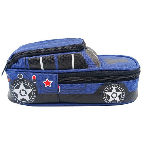 Estojo Porta Objetos Carro 9x21cm em Poliéster Interponte