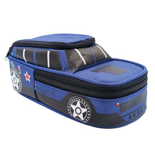 Estojo Porta Objetos Carro 9x21cm em Poliéster Interponte