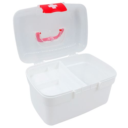 Maleta Organizadora de Primeiros Socorros 21x14cm em Plástico Casita
