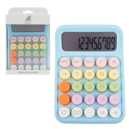 Calculadora de Mesa Color 15,6x11,3cm em Plástico Michael Judi