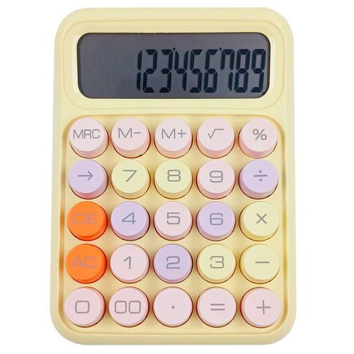 Calculadora de Mesa Color 15,6x11,3cm em Plástico Michael Judi