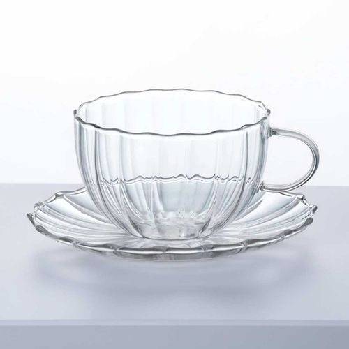 Xícara Lótus 250ml em Vidro Hauskraft