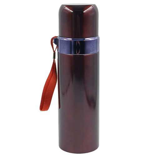 Garrafa Térmica C/ Alça 500ml em Aço Inox Top Útil