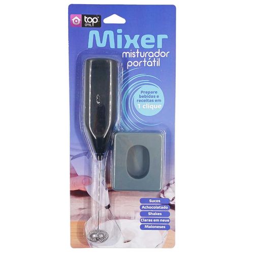 Mixer Misturador Portátil 20cm em Aço Inox Top Útil