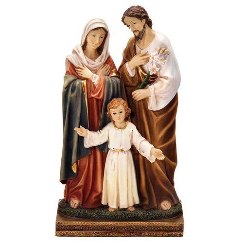 Sagrada Família Decorativa 10cm em Resina Mabruk