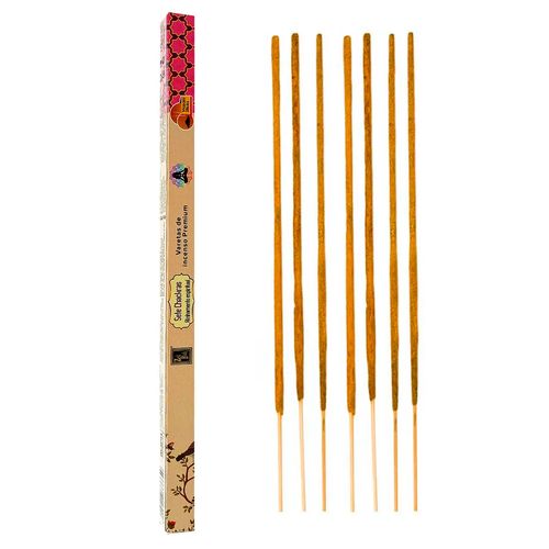 Incenso Indiano de Sete Chackras C/ 7 Varetas Kashimir