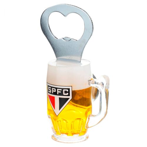 Abridor de Garrafa São Paulo FC 10cm em Metal Mileno