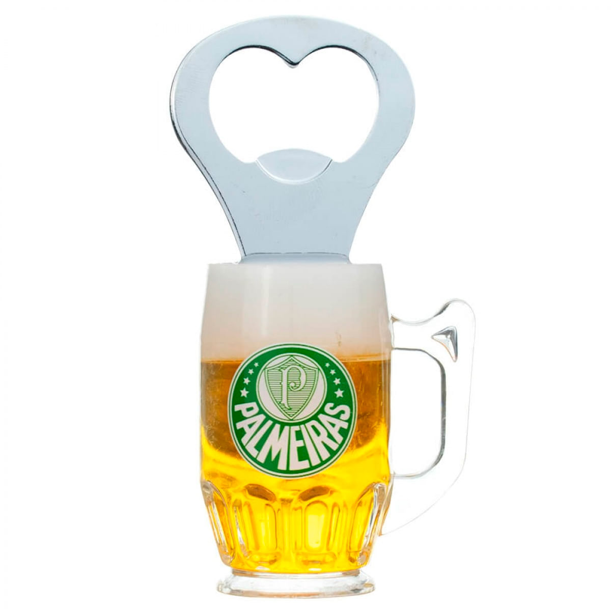 Abridor de Garrafa Palmeiras 10cm em Metal Mileno