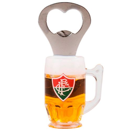 Abridor de Garrafa Fluminense 10cm em Metal Mileno