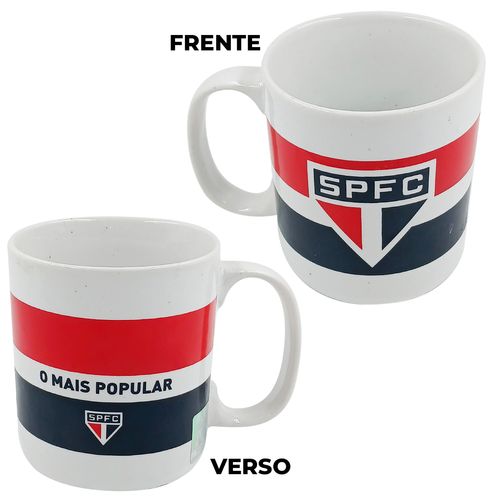 Caneca São Paulo FC 320ml em Porcelana Mileno