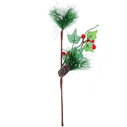 Arranjo Pick Natalino Decorativo 40cm em Plástico Bella Garden