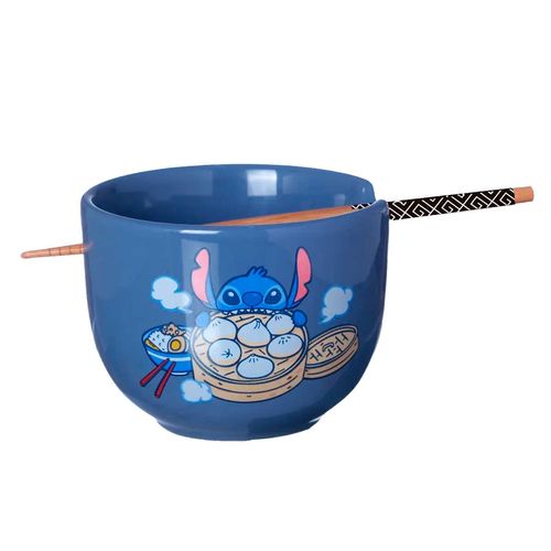 Bowl Stitch C/ Hashi 500ml em Porcelana Zona Criativa