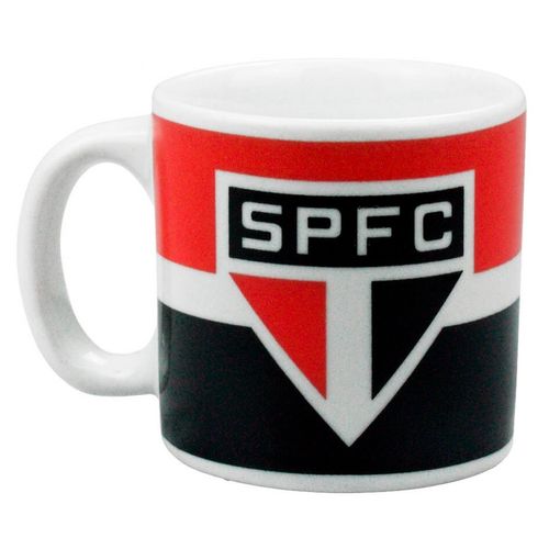 Caneca São Paulo 120ml em Porcelana Mileno