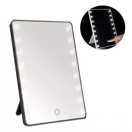 Espelho de Mesa C/ LED 16,7x21,7cm em Plástico Imporiente