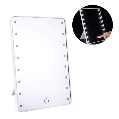 Espelho de Mesa C/ LED 16,7x21,7cm em Plástico Imporiente