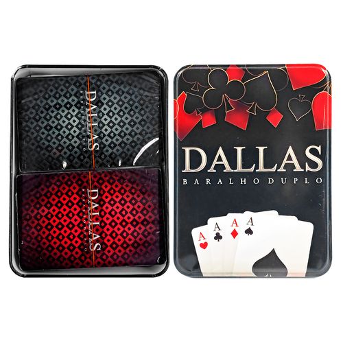 Jogo de Baralho Duplo 54 Cartas em Plástico Milenio Brasil
